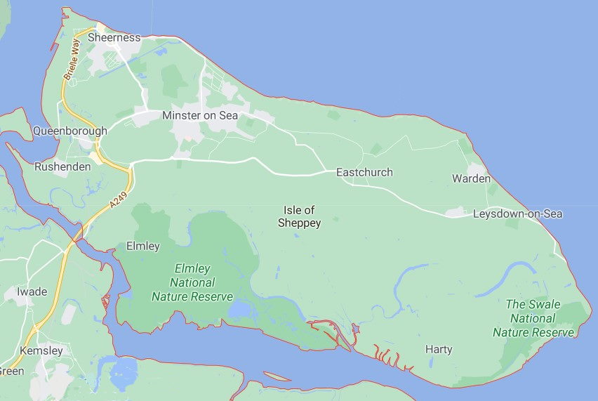 Sheppey map 2